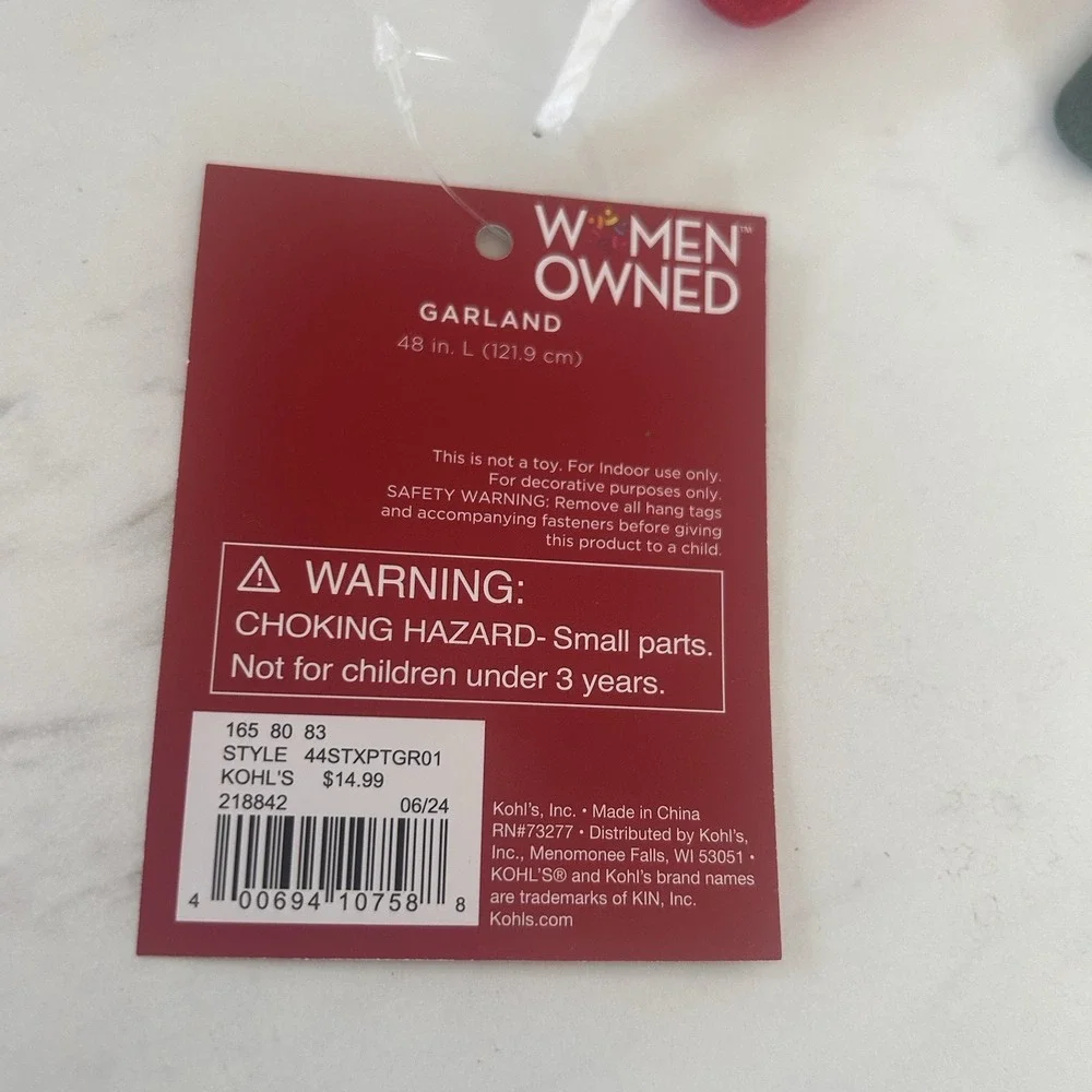 Happy‎ Howlidays Paws Pet Christmas Tree Garland Bunting Indoor Felt 56
